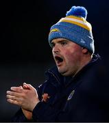 28 January 2024; Roscommon manager Davy Burke during the Allianz Football League Division 1 match between Tyrone and Roscommon at O’Neills Healy Park in Omagh, Tyrone. Photo by Ben McShane/Sportsfile