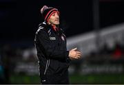 28 January 2024; Tyrone joint-manager Brian Dooher during the Allianz Football League Division 1 match between Tyrone and Roscommon at O’Neills Healy Park in Omagh, Tyrone. Photo by Ben McShane/Sportsfile