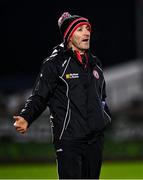 28 January 2024; Tyrone joint-manager Brian Dooher during the Allianz Football League Division 1 match between Tyrone and Roscommon at O’Neills Healy Park in Omagh, Tyrone. Photo by Ben McShane/Sportsfile