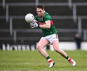 28 January 2024; Paddy Durcan of Mayo during the Allianz Football League Division 1 match between Galway and Mayo at Pearse Stadium in Galway. Photo by Piaras Ó Mídheach/Sportsfile