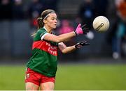 27 January 2024; Saoirse Lally of Mayo during the Lidl LGFA National League Division 1 Round 2 match between Galway and Mayo at Duggan Park in Ballinasloe, Galway. Photo by Piaras Ó Mídheach/Sportsfile