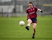 27 January 2024; Aoife Ní Cheallaigh of Galway during the Lidl LGFA National League Division 1 Round 2 match between Galway and Mayo at Duggan Park in Ballinasloe, Galway. Photo by Piaras Ó Mídheach/Sportsfile