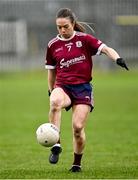 27 January 2024; Aoife Ní Cheallaigh of Galway during the Lidl LGFA National League Division 1 Round 2 match between Galway and Mayo at Duggan Park in Ballinasloe, Galway. Photo by Piaras Ó Mídheach/Sportsfile
