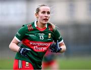 27 January 2024; Tara Needham of Mayo during the Lidl LGFA National League Division 1 Round 2 match between Galway and Mayo at Duggan Park in Ballinasloe, Galway. Photo by Piaras Ó Mídheach/Sportsfile
