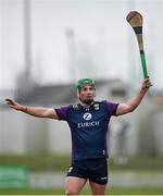 28 January 2024; Kevin Foley of Wexford during the Dioralyte Walsh Cup Final match between Wexford and Galway at Netwatch Cullen Park in Carlow. Photo by Seb Daly/Sportsfile