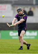 28 January 2024; Corey Byrne Dunbar of Wexford during the Dioralyte Walsh Cup Final match between Wexford and Galway at Netwatch Cullen Park in Carlow. Photo by Seb Daly/Sportsfile