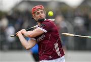 28 January 2024; Tom Monaghan of Galway during the Dioralyte Walsh Cup Final match between Wexford and Galway at Netwatch Cullen Park in Carlow. Photo by Seb Daly/Sportsfile