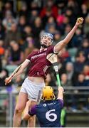 28 January 2024; Greg Thomas of Galway during the Dioralyte Walsh Cup Final match between Wexford and Galway at Netwatch Cullen Park in Carlow. Photo by Seb Daly/Sportsfile