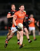 27 January 2024; Paddy Burnes of Armagh during the Allianz Football League Division 2 match between Armagh and Louth at BOX-IT Athletic Grounds in Armagh. Photo by Ben McShane/Sportsfile