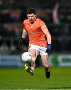 27 January 2024; Paddy Burnes of Armagh during the Allianz Football League Division 2 match between Armagh and Louth at BOX-IT Athletic Grounds in Armagh. Photo by Ben McShane/Sportsfile