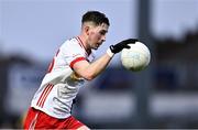 28 January 2024; Cormac Quinn of Tyrone during the Allianz Football League Division 1 match between Tyrone and Roscommon at O’Neills Healy Park in Omagh, Tyrone. Photo by Ben McShane/Sportsfile
