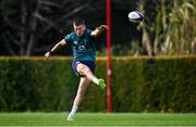 29 January 2024; Sam Prendergast during an Ireland Rugby squad training session at The Campus in Quinta da Lago, Portugal. Photo by Brendan Moran/Sportsfile