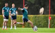 29 January 2024; Jacob Stockdale during an Ireland Rugby squad training session at The Campus in Quinta da Lago, Portugal. Photo by Brendan Moran/Sportsfile