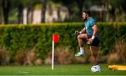 29 January 2024; Bundee Aki during an Ireland Rugby squad training session at The Campus in Quinta da Lago, Portugal. Photo by Brendan Moran/Sportsfile