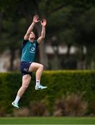 29 January 2024; Ciarán Frawley during an Ireland Rugby squad training session at The Campus in Quinta da Lago, Portugal. Photo by Brendan Moran/Sportsfile