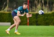 29 January 2024; Hugo Keenan during an Ireland Rugby squad training session at The Campus in Quinta da Lago, Portugal. Photo by Brendan Moran/Sportsfile