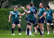 29 January 2024; Peter O’Mahony during an Ireland Rugby squad training session at The Campus in Quinta da Lago, Portugal. Photo by Brendan Moran/Sportsfile