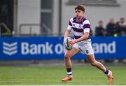 28 January 2024; Ross Adams of Clongowes Wood College during the Bank of Ireland Leinster Schools Senior Cup First Round match between Clongowes Wood College and Belvedere College at Energia Park in Dublin. Photo by Tyler Miller/Sportsfile