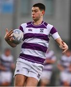 28 January 2024; Gavin Keane of Clongowes Wood College during the Bank of Ireland Leinster Schools Senior Cup First Round match between Clongowes Wood College and Belvedere College at Energia Park in Dublin. Photo by Tyler Miller/Sportsfile