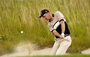 19 July 2004; Padraig Harrington plays from the bunker onto the 8th green at the Heritage Golf Challenge. Heritage Golf & Country Club, Killenard, Co. Laois. Picture credit; Matt Browne / SPORTSFILE