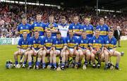 10 July 2004; The Tipperary team. Guinness Senior Hurling Championship Qualifier, Round 3, Cork v Tipperary, Fitzgerald Stadium, Killarney, Co. Kerry. Picture credit; Brendan Moran / SPORTSFILE