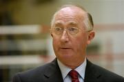 15 July 2004; Pat O'Neill, Chairperson of the Irish Sports Council. Picture credit; Brendan Moran / SPORTSFILE