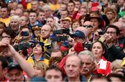 8 September 2013; Supporters taking pictures during the GAA Hurling All-Ireland Championship Finals, Croke Park, Dublin. Photo by Sportsfile