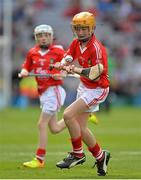 8 September 2013; Kieran O'Sullivan, from Shandrum N.S. Newtownshandrum, Co. Cork, representing Cork. INTO/RESPECT Exhibition GoGames during the GAA Hurling All-Ireland Senior Championship Final between Cork and Clare, Croke Park, Dublin. Picture credit: Barry Cregg / SPORTSFILE