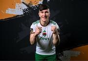 29 January 2024; Josh Fitzpatrick poses for a portrait during a Cork City FC squad portraits session at Bishopstown Stadium in Cork. Photo by Stephen McCarthy/Sportsfile