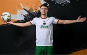 29 January 2024; Cian Coleman poses for a portrait during a Cork City FC squad portraits session at Bishopstown Stadium in Cork. Photo by Stephen McCarthy/Sportsfile