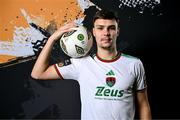 29 January 2024; Cian Coleman poses for a portrait during a Cork City FC squad portraits session at Bishopstown Stadium in Cork. Photo by Stephen McCarthy/Sportsfile