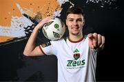 29 January 2024; Cian Coleman poses for a portrait during a Cork City FC squad portraits session at Bishopstown Stadium in Cork. Photo by Stephen McCarthy/Sportsfile