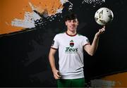 29 January 2024; Harry Nevin poses for a portrait during a Cork City FC squad portraits session at Bishopstown Stadium in Cork. Photo by Stephen McCarthy/Sportsfile