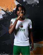 29 January 2024; Jaden Umeh poses for a portrait during a Cork City FC squad portraits session at Bishopstown Stadium in Cork. Photo by Stephen McCarthy/Sportsfile
