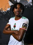 29 January 2024; Jaden Umeh poses for a portrait during a Cork City FC squad portraits session at Bishopstown Stadium in Cork. Photo by Stephen McCarthy/Sportsfile