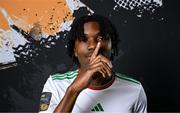 29 January 2024; Jaden Umeh poses for a portrait during a Cork City FC squad portraits session at Bishopstown Stadium in Cork. Photo by Stephen McCarthy/Sportsfile