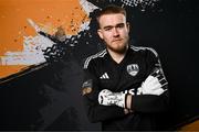 29 January 2024; Goalkeeper Brad Wade poses for a portrait during a Cork City FC squad portraits session at Bishopstown Stadium in Cork. Photo by Stephen McCarthy/Sportsfile