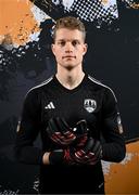29 January 2024; Goalkeeper Aidan Dowling poses for a portrait during a Cork City FC squad portraits session at Bishopstown Stadium in Cork. Photo by Stephen McCarthy/Sportsfile