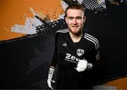 29 January 2024; Goalkeeper Brad Wade poses for a portrait during a Cork City FC squad portraits session at Bishopstown Stadium in Cork. Photo by Stephen McCarthy/Sportsfile