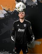 29 January 2024; Goalkeeper Brad Wade poses for a portrait during a Cork City FC squad portraits session at Bishopstown Stadium in Cork. Photo by Stephen McCarthy/Sportsfile