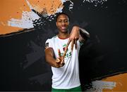 29 January 2024; Malik Dijksteel poses for a portrait during a Cork City FC squad portraits session at Bishopstown Stadium in Cork. Photo by Stephen McCarthy/Sportsfile