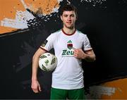 29 January 2024; Darragh Crowley poses for a portrait during a Cork City FC squad portraits session at Bishopstown Stadium in Cork. Photo by Stephen McCarthy/Sportsfile