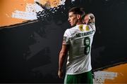 29 January 2024; Evan McLaughlin poses for a portrait during a Cork City FC squad portraits session at Bishopstown Stadium in Cork. Photo by Stephen McCarthy/Sportsfile