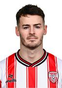 29 January 2024; Danny Mullen during a Derry City FC squad portrait session at The Ryan McBride Brandywell Stadium in Derry. Photo by Ramsey Cardy/Sportsfile