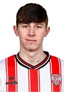 29 January 2024; Callum McCay during a Derry City FC squad portrait session at The Ryan McBride Brandywell Stadium in Derry. Photo by Ramsey Cardy/Sportsfile