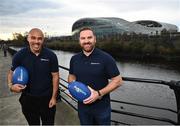 31 January 2024; Munster and Ireland International Simon Zebo & former England International Andy Goode teamed up with BoyleSports to preview Ireland’s 6 Nations opener against France. Ireland is 6/4 to win with BoyleSports. Don't Just bet...Choose Wisely. Photo by David Fitzgerald/Sportsfile