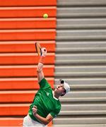 31 January 2024; Osgar Ó hOisín during an Ireland Tennis squad training session at the UL Sport Arena in Limerick, ahead of Ireland's Davis Cup World Group One play-off first round match with Austria.  Photo by Piaras Ó Mídheach/Sportsfile