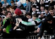 31 January 2024; yyyy during the Bank of Ireland Leinster Schools Senior Cup First Round match between Newbridge College and Cistercian College Roscrea at Energia Park in Dublin. Photo by David Fitzgerald/Sportsfile