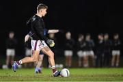 31 January 2024; University of Galway goalkeeper Rory Egan during the Electric Ireland Higher Education GAA Sigerson Cup quarter-final match between University of Galway and UCD at Dangan in Galway.  Photo by Piaras Ó Mídheach/Sportsfile