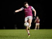 31 January 2024; Daniel Flaherty of University of Galway during the Electric Ireland Higher Education GAA Sigerson Cup quarter-final match between University of Galway and UCD at Dangan in Galway.  Photo by Piaras Ó Mídheach/Sportsfile